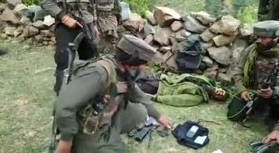Indian Army's RR CDO troops after a successful contact!