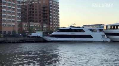 Expensive boat fails caught on camera