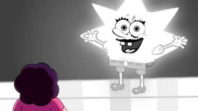 Steven Meets White Diamond but it's actually Spongebob (15.ai)