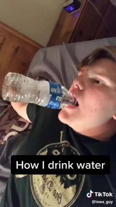 How to drink water