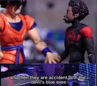 When Goku meets New Spider-Man