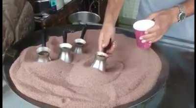 How a cup of coffee is made in Turkey