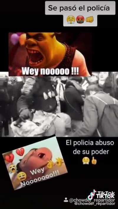 Policía abuson