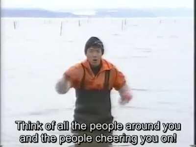 Been sending this to all my tutoring clients recently. It is the best motivation you will ever watch. Allow me to present: the motivational Japanese fisherman!