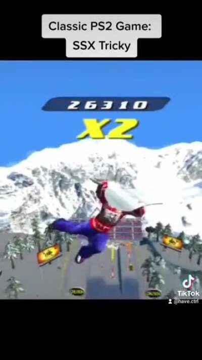 I went viral off this tik tok of me playing a childhood game I mastered. SSX Tricky on playstation 2.