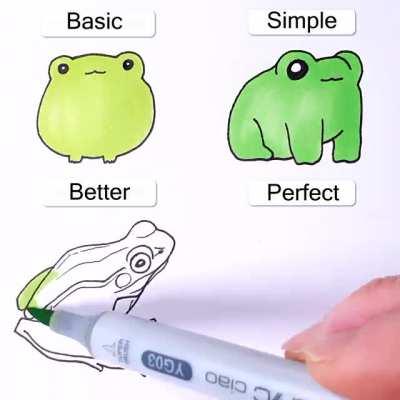 How to draw a frog