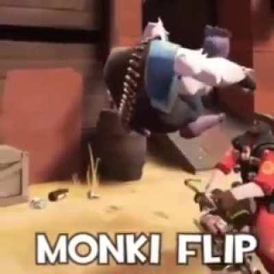 MONKE FLIP IN TF2????