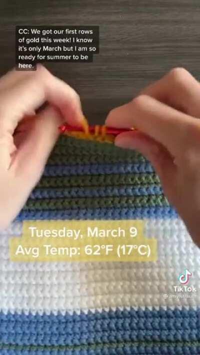 Temperature Blanket