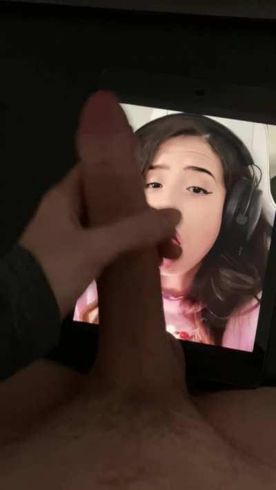 Jerking to pokimane