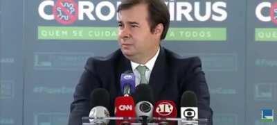 Rodrigo Maia comentando sobre a indicação de Weintraub para o Banco Mundial