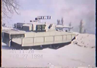 Rhino Tank in Action 1994, with sound