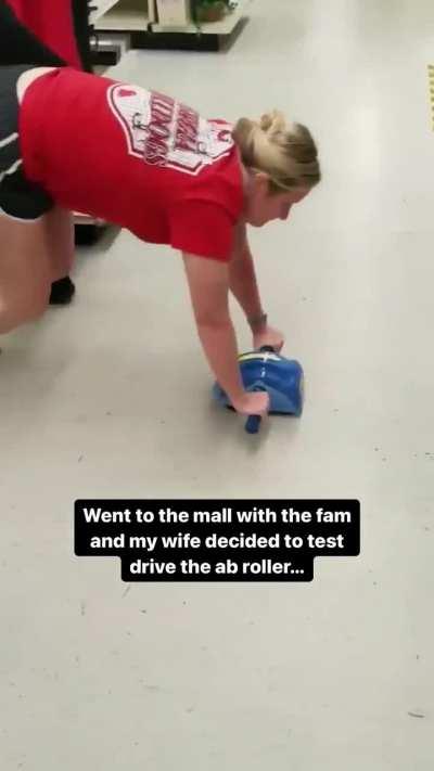 to test an ab roller