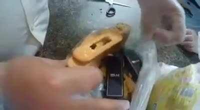 Genius try of smuggling phones to Brazil prison.