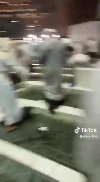 Millions of cockroaches burst out of the ground in Mecca(holy site of Islam) after heavy rain. Source in comments 