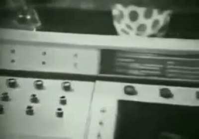 1960s newscaster talks about technology over 40 years from now