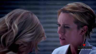 Retro Scenes: Jessica Capshaw &amp;amp; Hilarie Burton - &quot;Grey's Anatomy&quot; - s09e23 *NO MUSIC &amp;amp; AI ENHANCED*