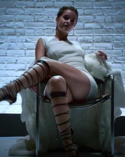 Barbara Palvin Recreates Sharon Stone's Iconic 'Basic Instinct' Scene for Love Magazine (2016)