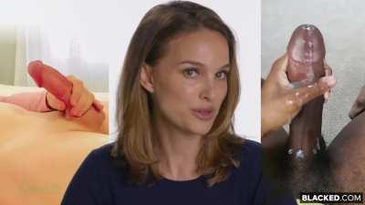 Natalie Portman visits BLACKED studios to take the Celebrity Dare Challenge