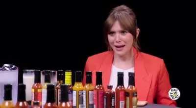 Elizabeth on Hot Ones (2021)