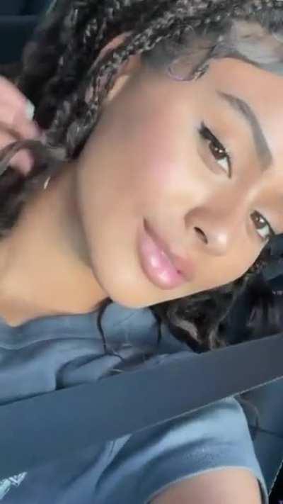 cutie in the car