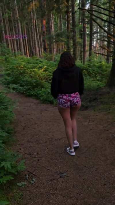 I don't think these shorts are appropriate for hiking..