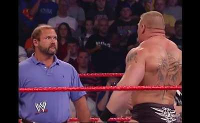 Arn Anderson meets Brock Lesnar