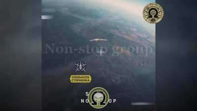 More footage of FPV pilots attacking Russian Supercam UAVs in the skies over Ukraine. 