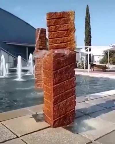 This Rotating Pillar Fountain