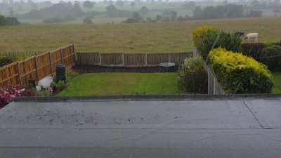 A sudden burst of rain can be peaceful