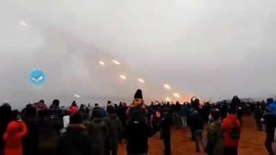 Iranians watching the Armenia-Azerbayjan war from behind the borders.