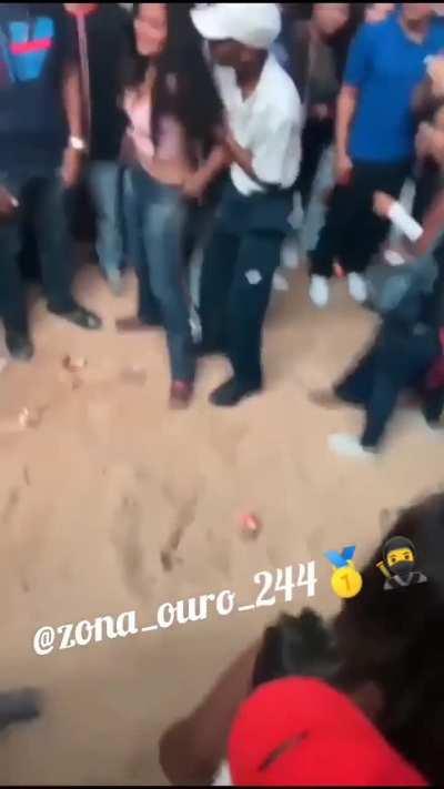 Scrap at a festival 