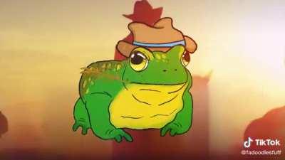 Cowboy frog