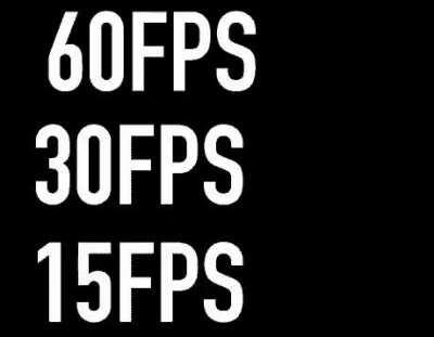 The difference between 60 FPS, 30 FPS AND 15 FPS