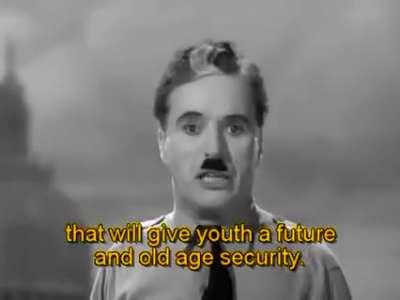 Charlie Chaplin who was always known for his comedy roles has surprisingly delivered one of the most powerful speeches I have ever heard . It’s from the film ‘The Great Dictator’. Relevant to our times.