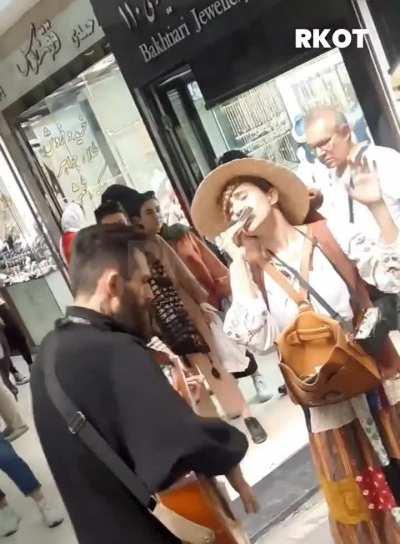 Talented street performers in Tajrish,Tehran. Video by  