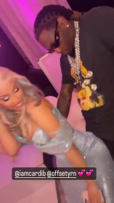 Cardi having fun with Offset