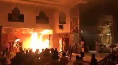 WCGW using fireworks inside church for Easter