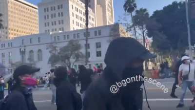 This is real video from LA