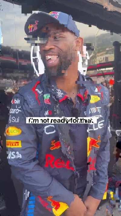 Siya learning the ropes at Red Bull