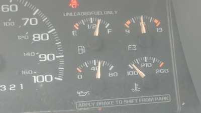 Gas gauge reads oil pressure