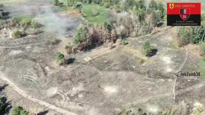 Work of BMP 2 mechbat 30 OMBr on enemy positions in Kharkiv region.