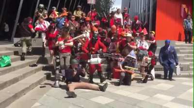 TF2 cosplayers at PAX Aus today