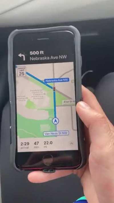 Apple Maps “creative” pronunciation of Nebraska.