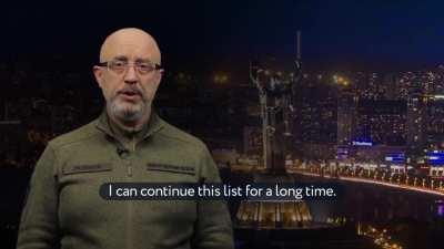 Final message to Russians from Defense Minister of Ukraine