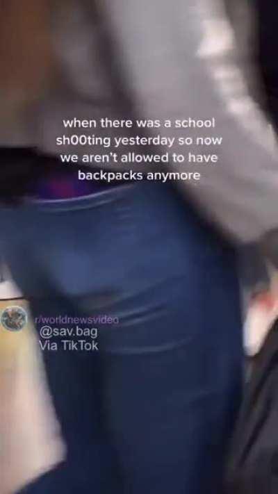 No backpacks allowed after a school shooting: