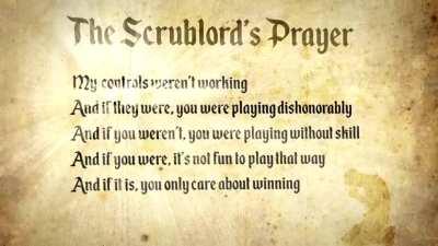 The Scrublord’s prayer voiced