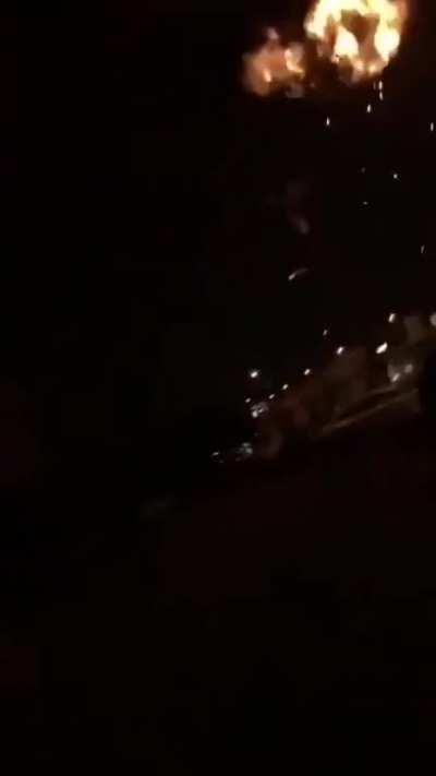 Girl releases graduation balloons and hit power lines taking out power in whole neighborhood