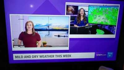 NSFW Local news station accidentally airs porn during the weather.