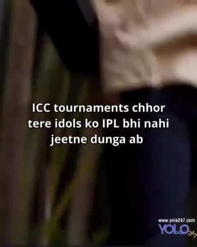 Leave IPL he won't let our idols even win IPL