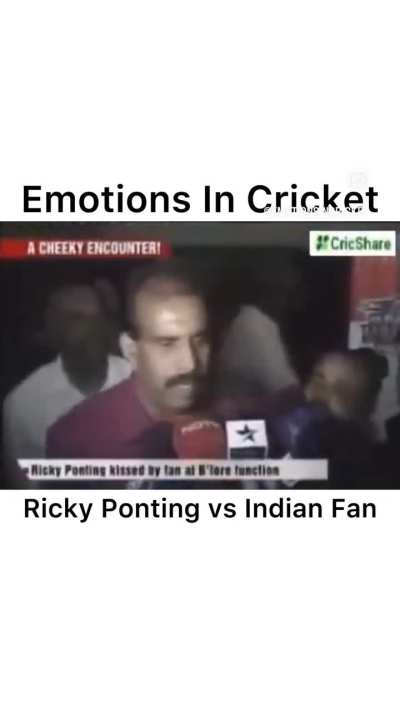 Ricky Ponting v Indian Fan